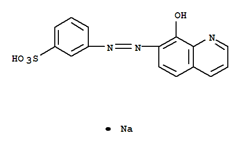 sodium 3-[(8-hydroxyquinolin-7-yl)azo]benzenesulphonate
