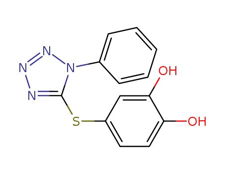 4-[(1-phenyl-1H-tetrazol-5-yl)thio]pyrocatechol