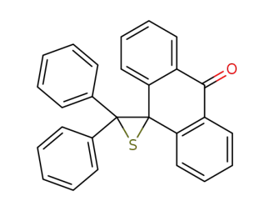3,3'-Diphenyl-10-oxo-spiro-<9-(9,10-dihydroanthracen):l'-(2'-thiiran)>